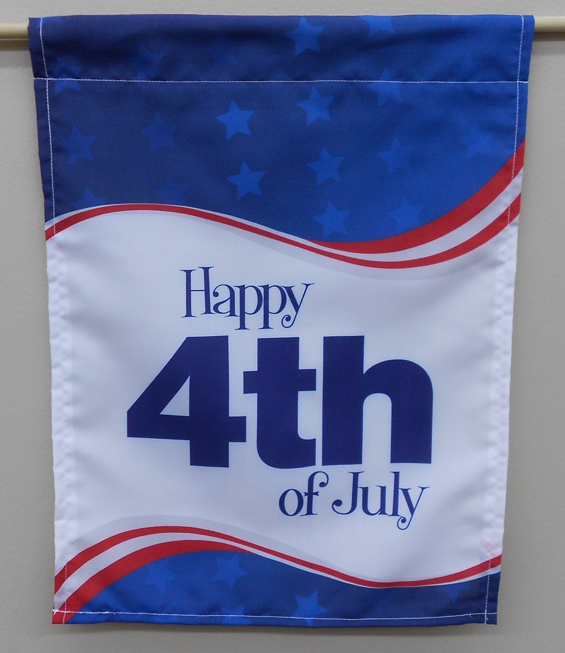 Custom 4th of July Garden Flag